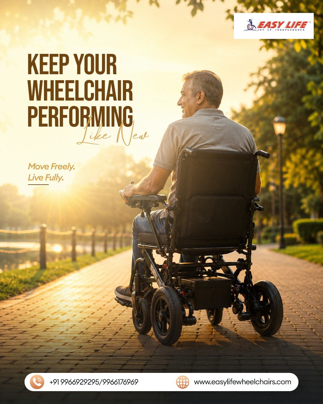 Travel with confidence, comfort, and complete freedom.The Travel Lite Pro Power Wheelchair by Ea